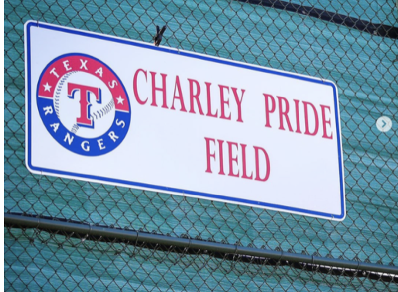 Texas Rangers has Named Their Baseball Field after Country Music Legend and Professional Baseball Player, Charley Pride