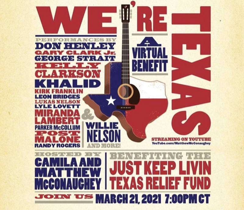 Texas Benefit Concert: Miranda Lambert, Willie Nelson, And Other Notable Texas To Perform