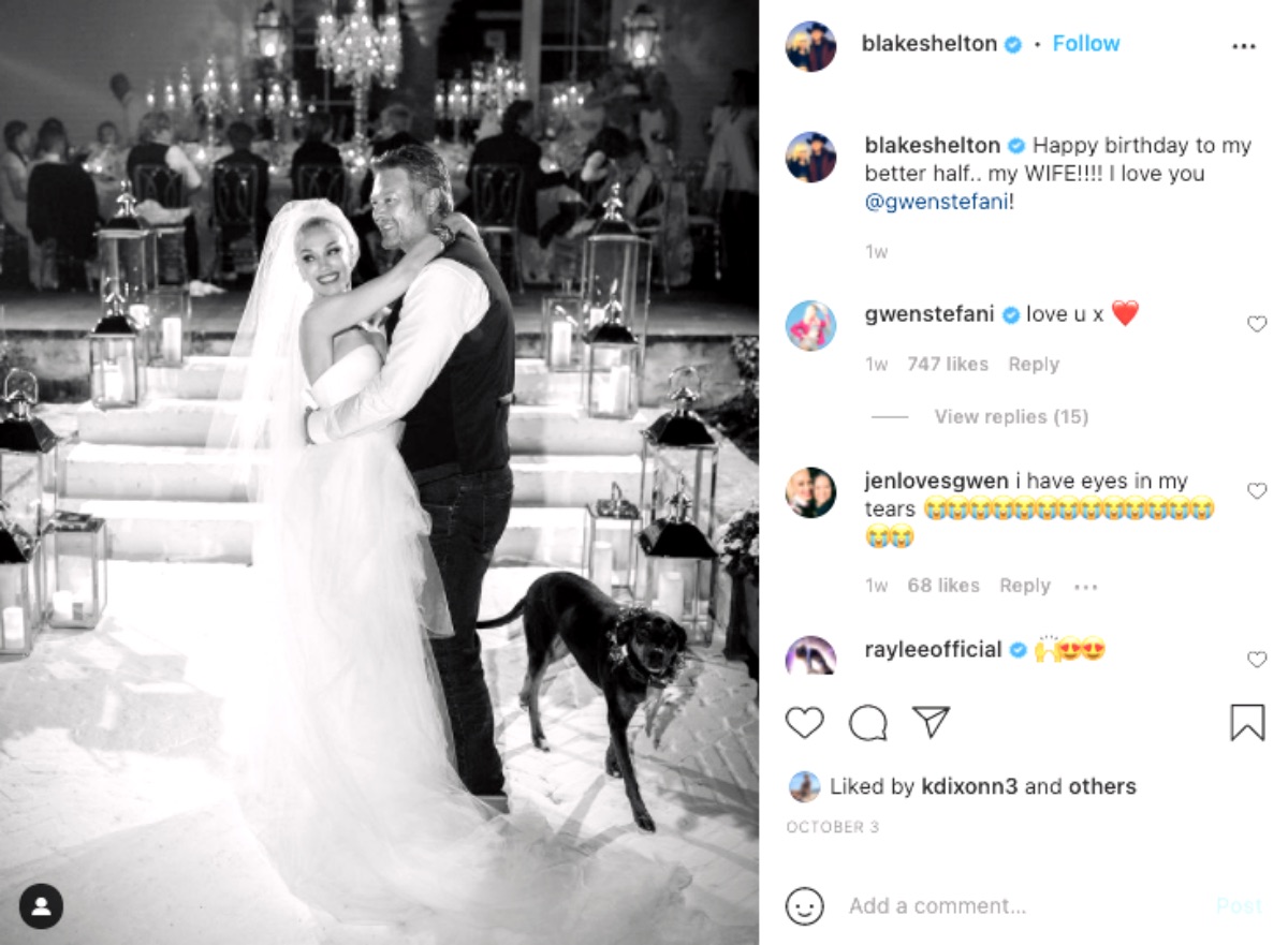 Blake Shelton Wrote Gwen Stefani the Ultimate Wedding Day Song and it’s Officially Dropping Soon