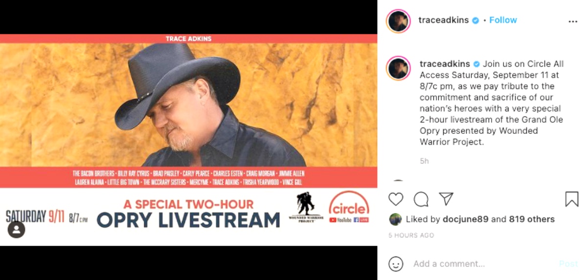 Country Music Star Trace Adkins to Appear in Country Music Series “Monarch”